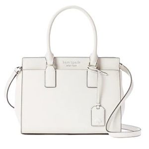 Kate Spade White Cameron Medium Satchel Purse